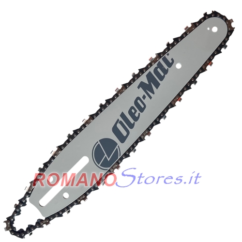 BARRA 25 x 1/4" x 0.043" x 1.1 mm CARVING CON ROCCHETTO EFCO OLEOMAC + CATENA OREGON 56 Mgl