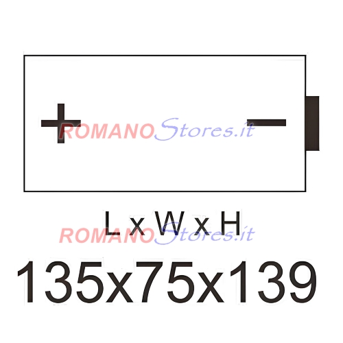 BATTERIAE EXIDE SIGILLATA PRECARICATA 12V / 9AH AGM 12-9 = YB9-B