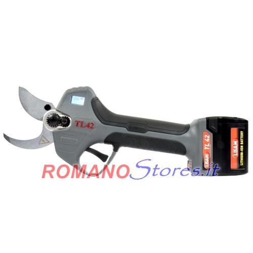 FORBICI DA POTATURA A BATTERIA LISAM TL 42 + 2 BATTERIE 25.2 Volts 2.6 Ah
