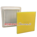 FILTRO ARIA INTERNO + ESTERNO ECHO SRM 2620 SRM 3020TES SHINDAIWA T 262 TXS