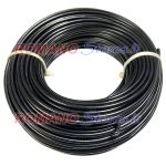 GUAINA SPIRALATA A FILO QUADRO 4.5 mm NERA ( Rotolo 50 Mt )