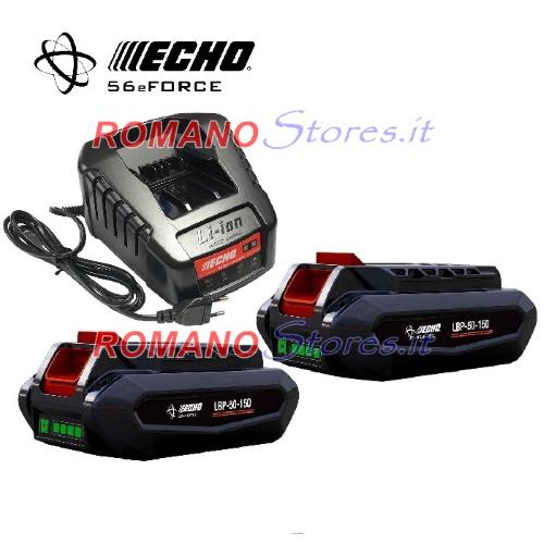ECHO 2 BATTERIA A LITHIO 56V-5AH-226Wh+CARICABATTERIA RAPIDO 56eFORCE