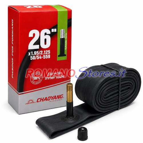 CAMERA CHAOYANG 26 x 1.95-2.195 VALVOLA AMERICA SCHRADER 48 mm.