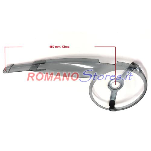 COPRICATENA TELESCOPICO BICICLETTA  24" 26" 28" CON GUARNITURA A 3 CORONE D.195