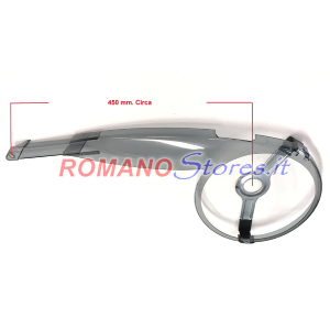COPRICATENA TELESCOPICO BICICLETTA  24" 26" 28" CON GUARNITURA A 3 CORONE D.195