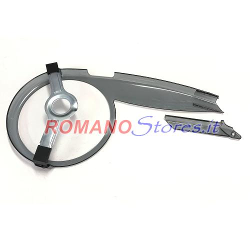COPRICATENA TELESCOPICO BICICLETTA  24" 26" 28" CON GUARNITURA A 3 CORONE D.195