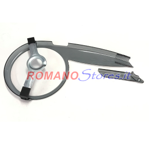 COPRICATENA TELESCOPICO BICICLETTA  24" 26" 28" CON GUARNITURA A 3 CORONE D.195