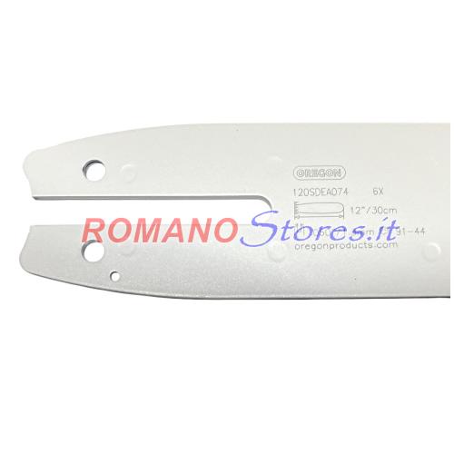 BARRA 12" 30 x 3/8 ( 91 ) x 0.050" x 1.3 mm OLEOMAC / STIHL 44 Maglie