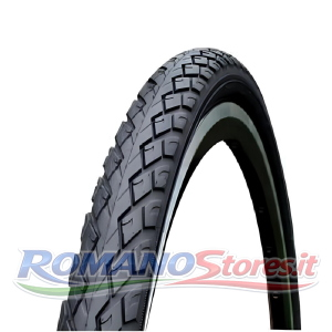 COPERTURA 26 x 1 3/8 SCANALATO NERO / BIANCO CHAOYANG H-459
