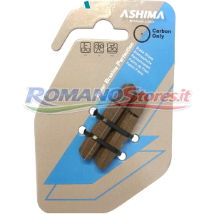 PATTINI FRENO ASHIMA IN SUGHERO PER CERCHI IN CARBONIO PER FRENI SHIMANO