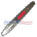BARRA 10" 25 x 1/4" x 0.050" x 1.3 mm CARVING FORESTAL + CATENA ECHO 60 Maglie